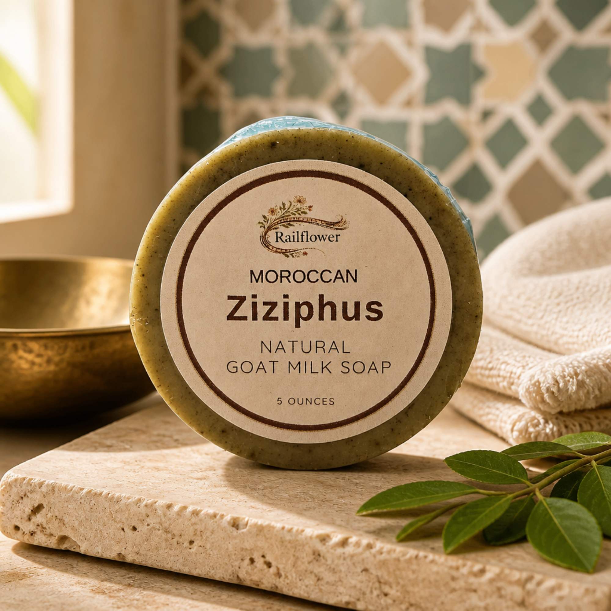 Moroccan Ziziphus Goat Milk Soap Bar