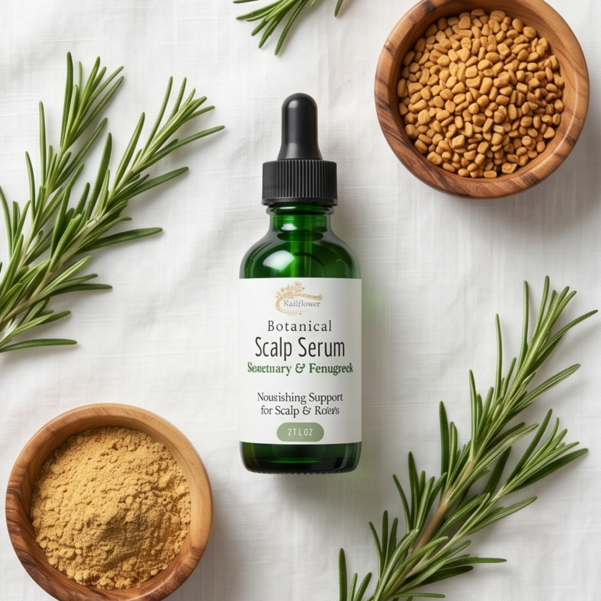 Rosemary & Fenugreek Botanical Scalp Serum